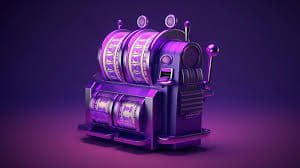 Tampilan game slot online dengan tema neon dan animasi modern